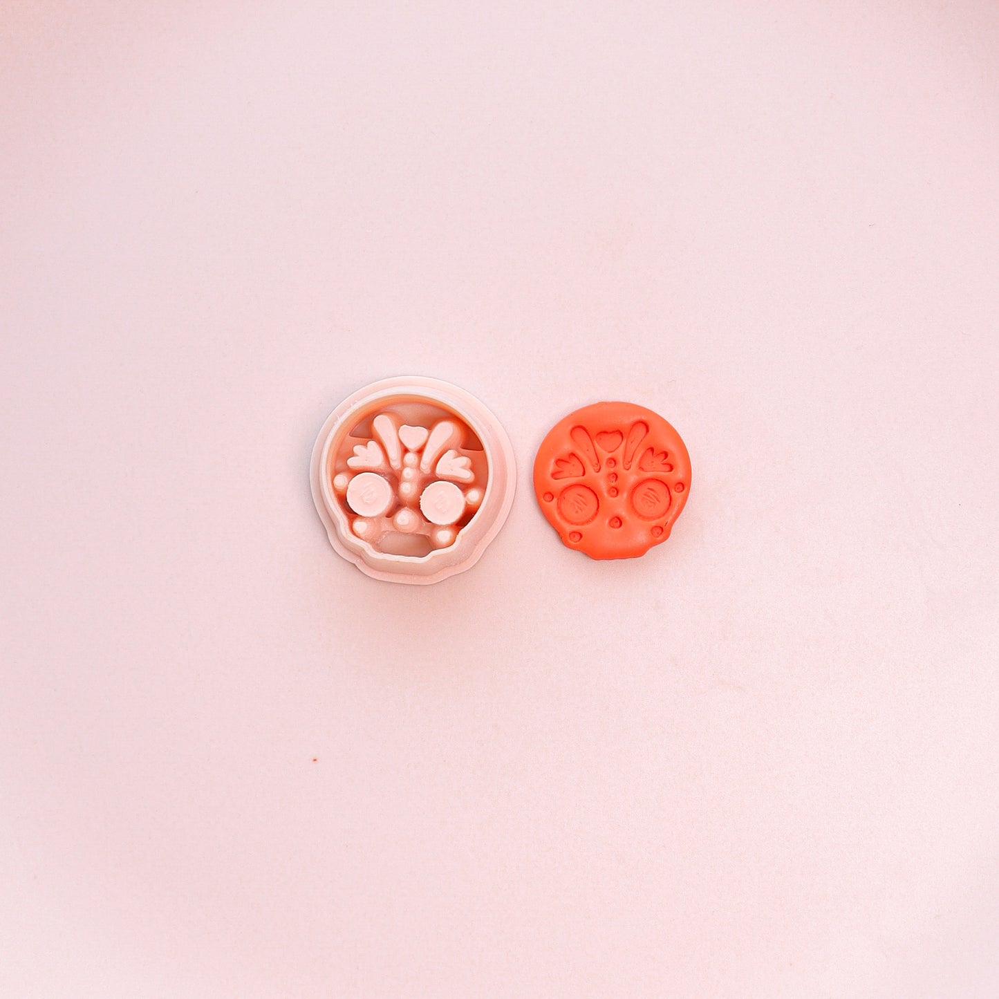 Sugar Skull Clay Cutter | Dia de Muertos Polymer Clay Tool