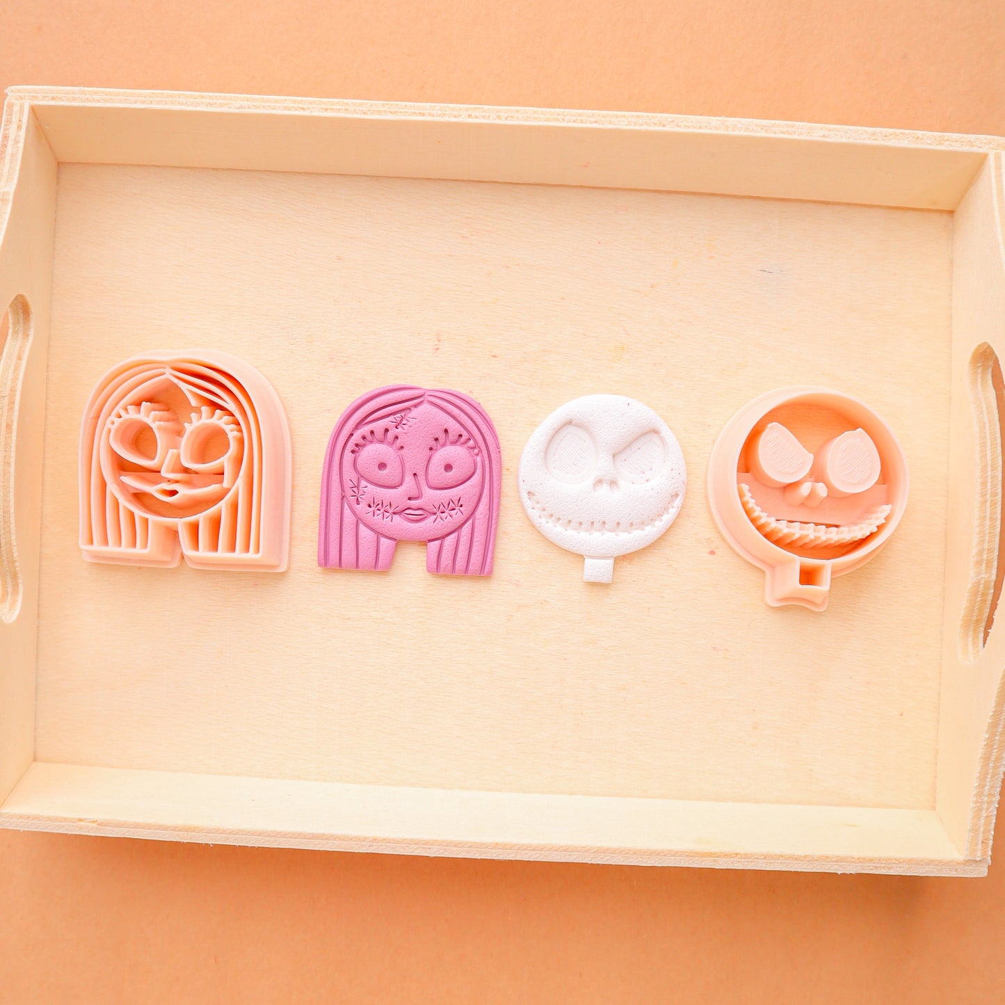 Sally and Jack Polymer Clay Cutters