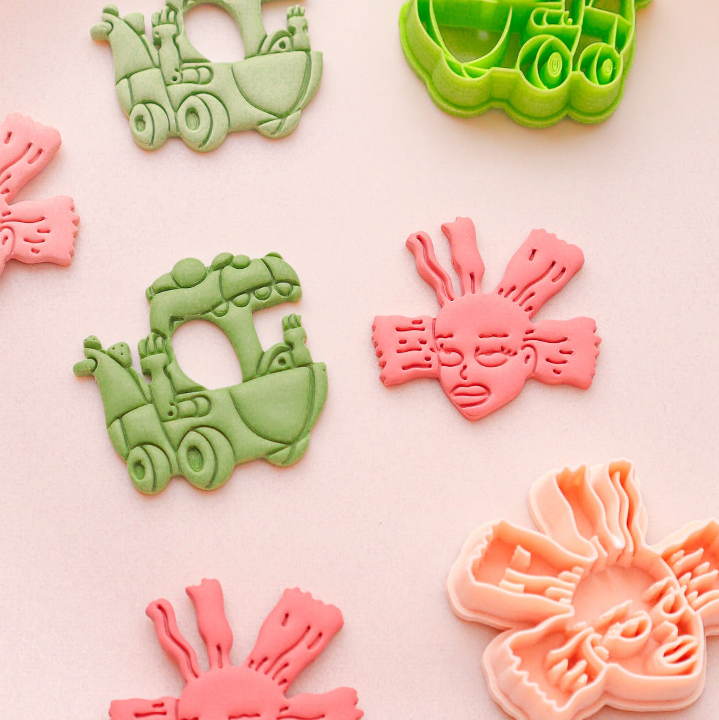 Reptar Wagon Clay Cutter