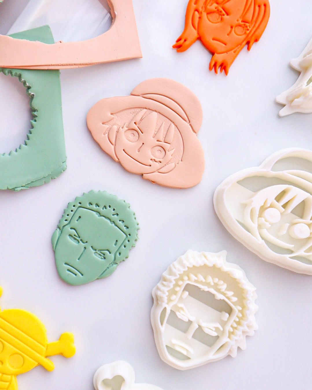 One Piece Anime Polymer Clay Cutters, Character Jewelry Making Tools