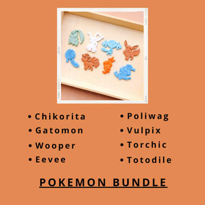 Pokemon polymer clay cutter