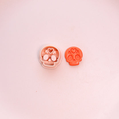 Sugar Skull Clay Cutter | Dia de Muertos Polymer Clay Tool