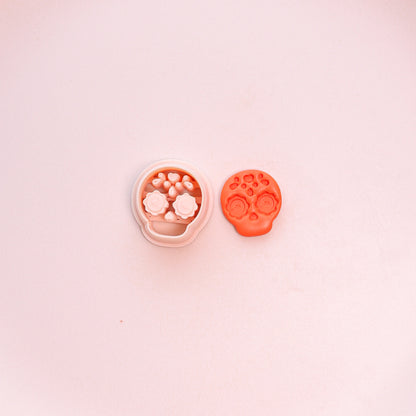 Sugar Skull Clay Cutter | Dia de Muertos Polymer Clay Tool
