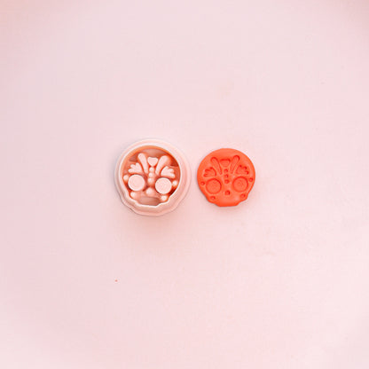 Sugar Skull Clay Cutter | Dia de Muertos Polymer Clay Tool