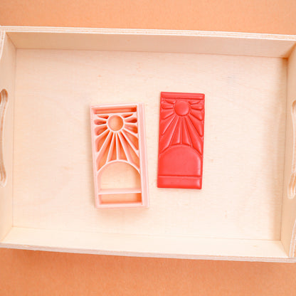 Hanafuda Earring Clay Cutter