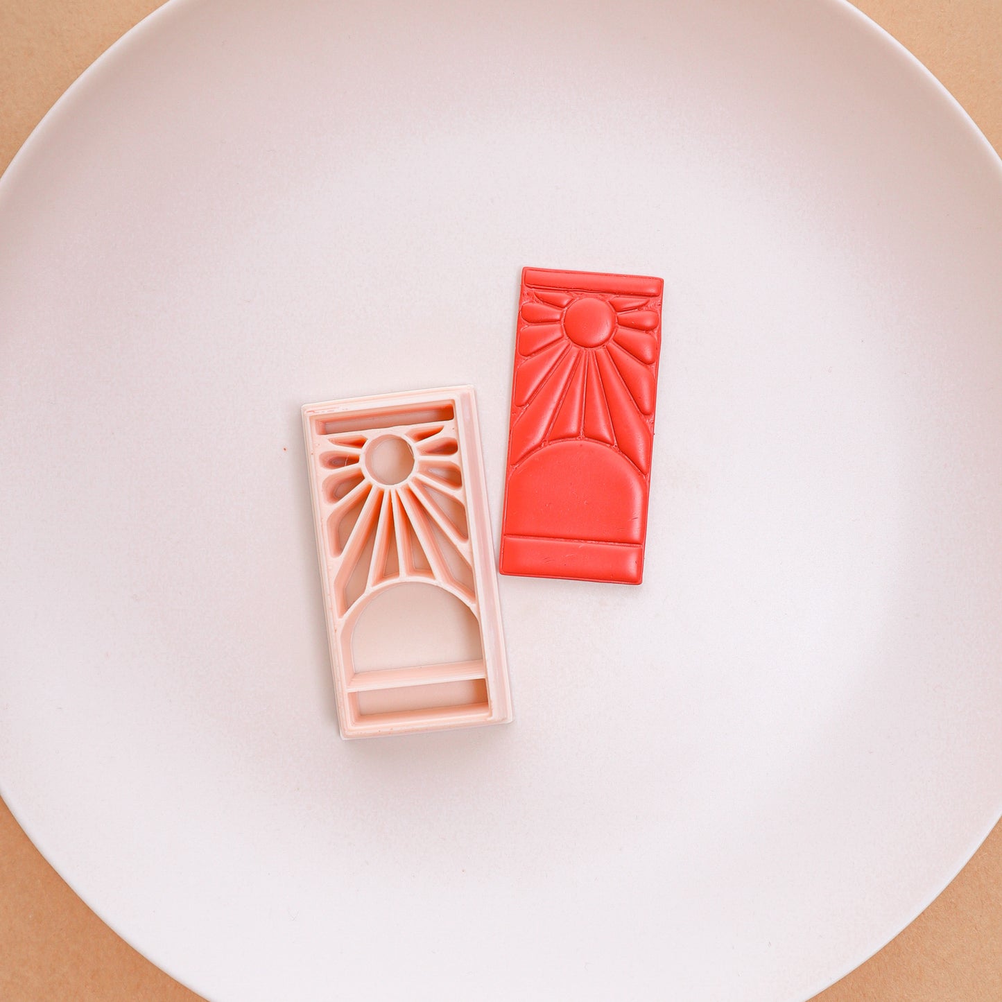 Hanafuda Earring Clay Cutter