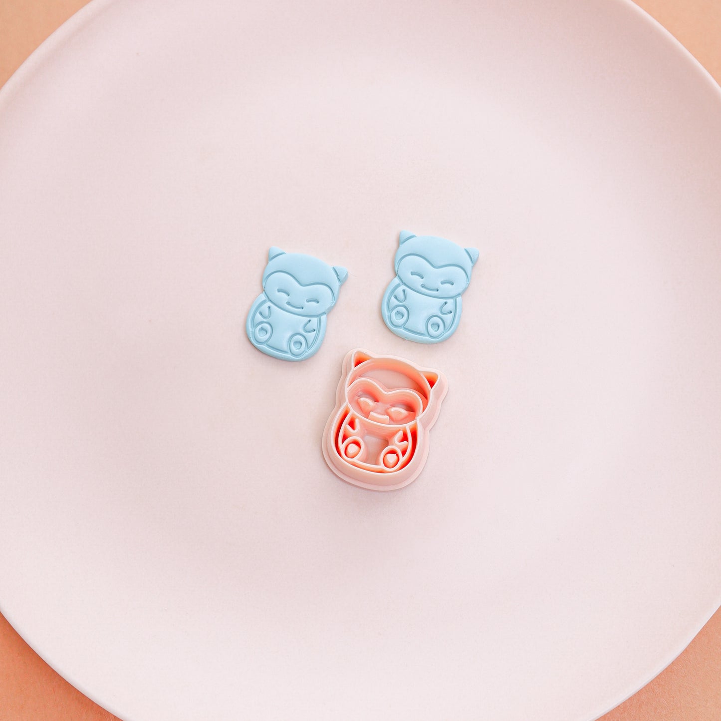 Snorlax polymer clay cutter