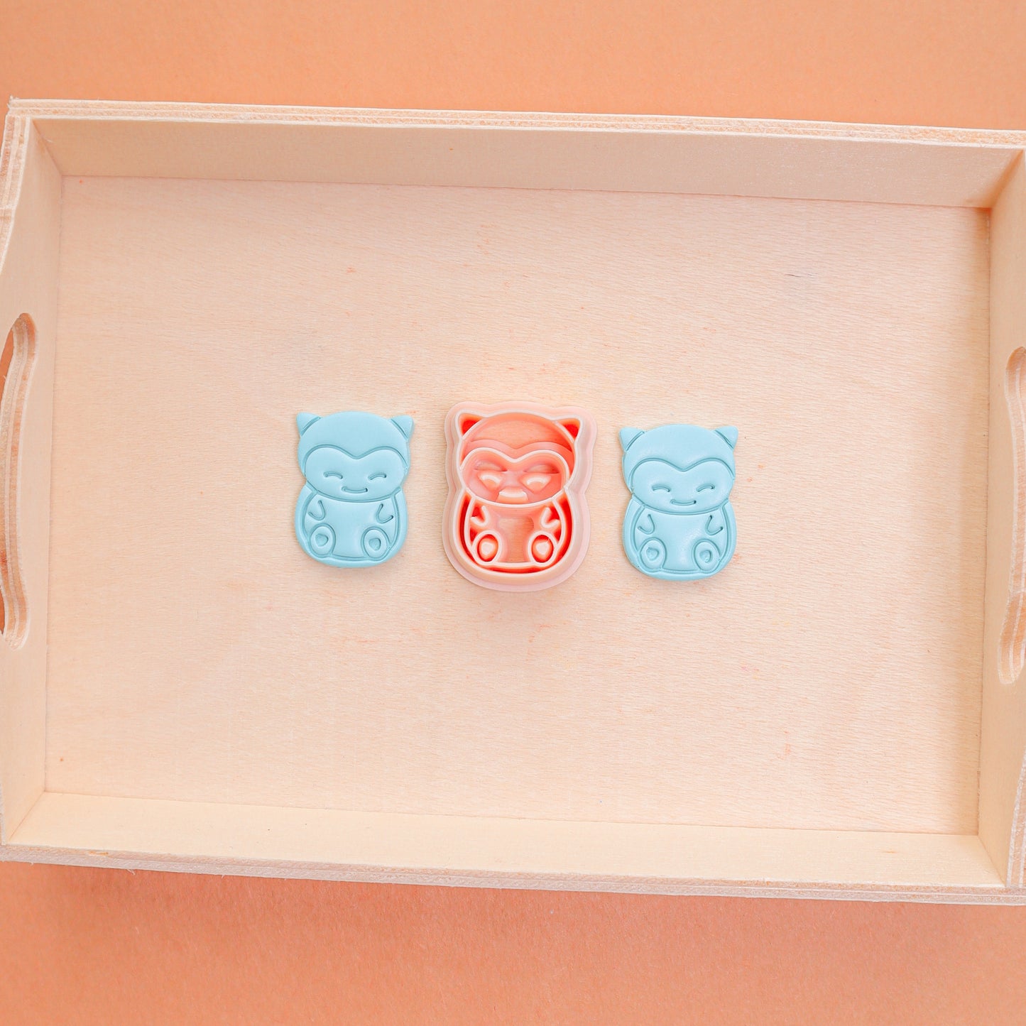 Snorlax polymer clay cutter