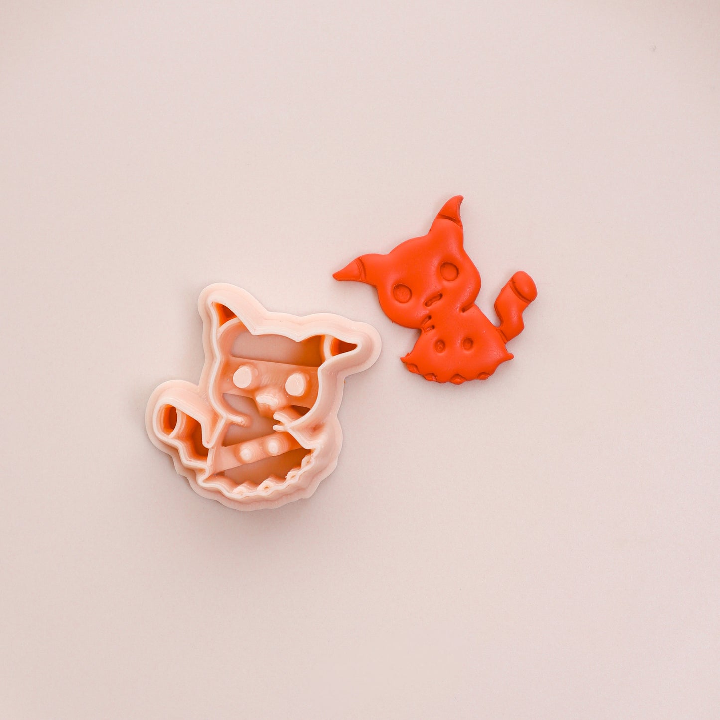 Mimikyu polymer clay cutter