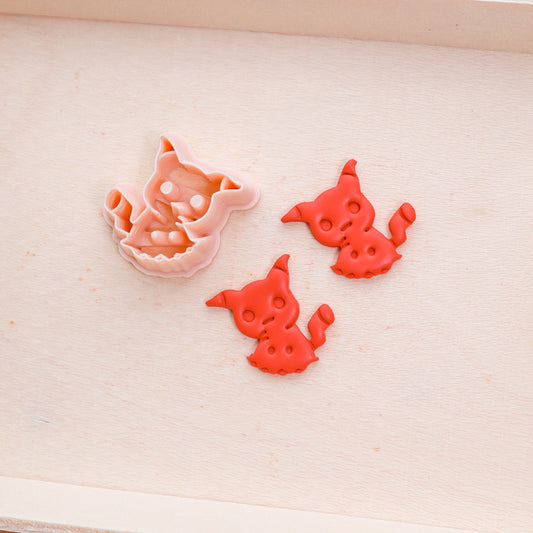 Mimikyu polymer clay cutter