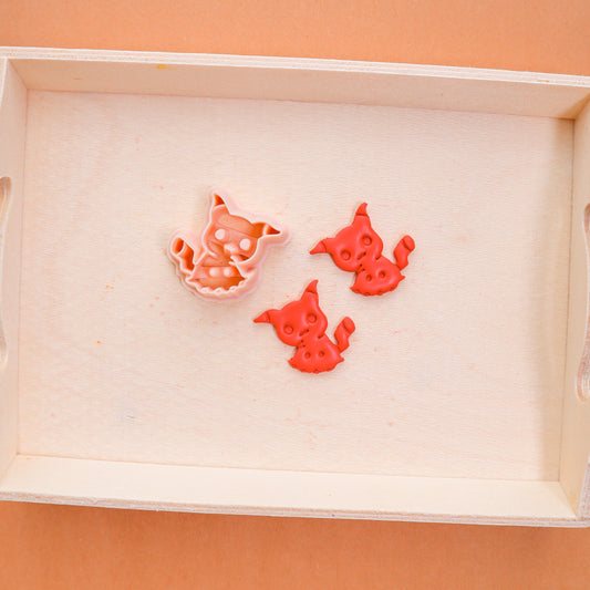 Mimikyu polymer clay cutter