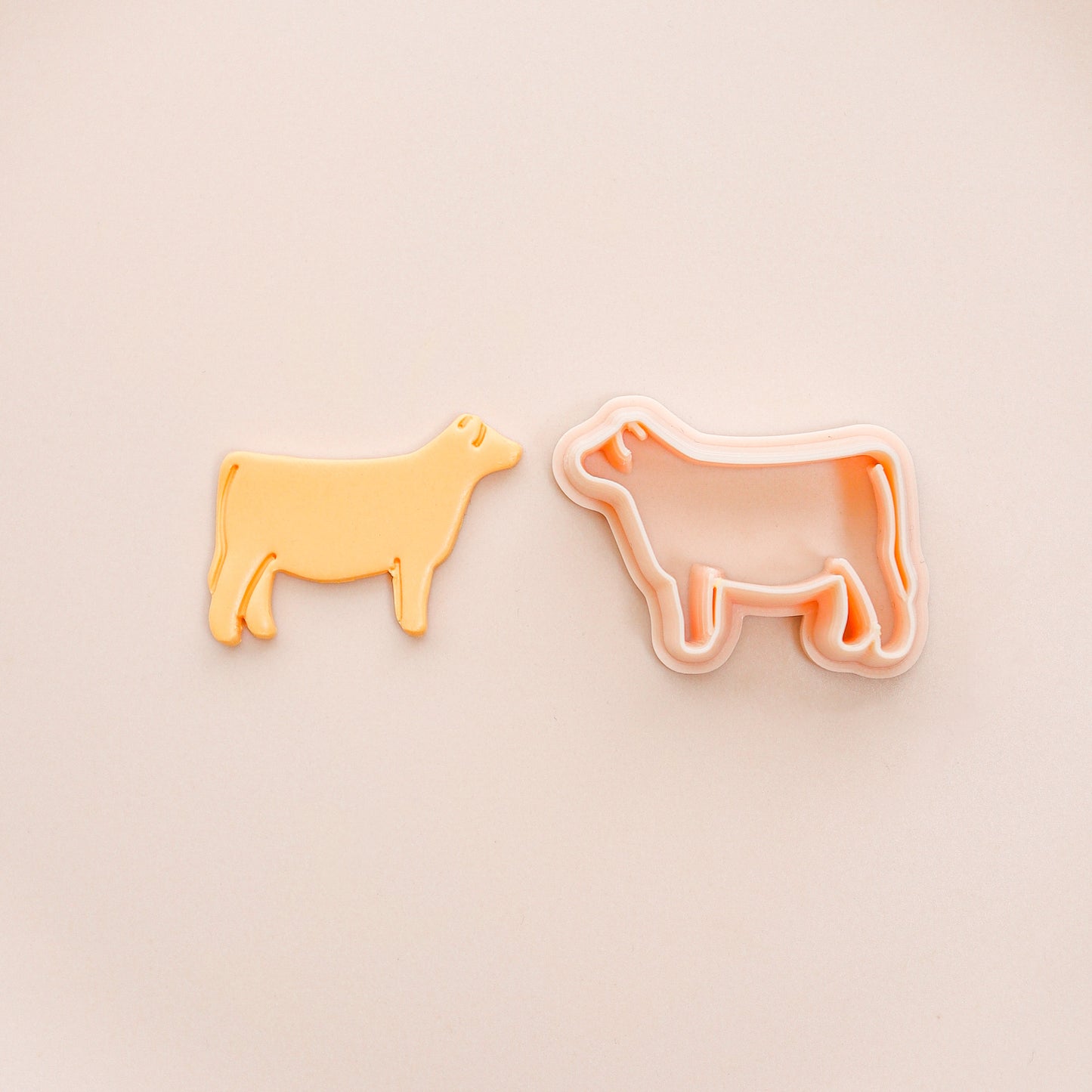 Lamb, Pig, Heifer, Steer Polymer Clay Cutters