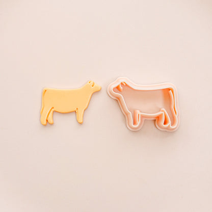Lamb, Pig, Heifer, Steer Polymer Clay Cutters