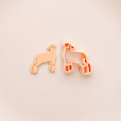 Lamb, Pig, Heifer, Steer Polymer Clay Cutters