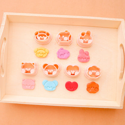 BT21 Minini Polymer Clay Cutter Set