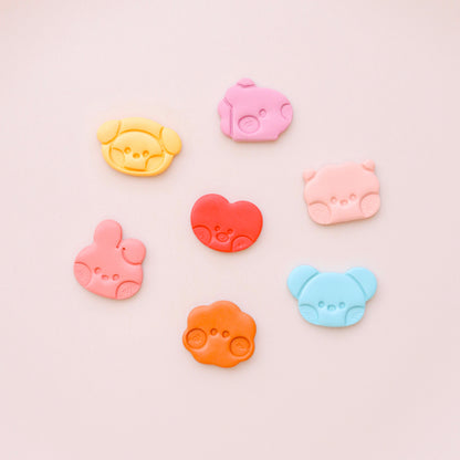 BT21 Minini Polymer Clay Cutter Set