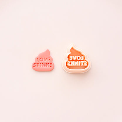 Anti Valentine's Day Clay Cutters, Candy Heart Cutter