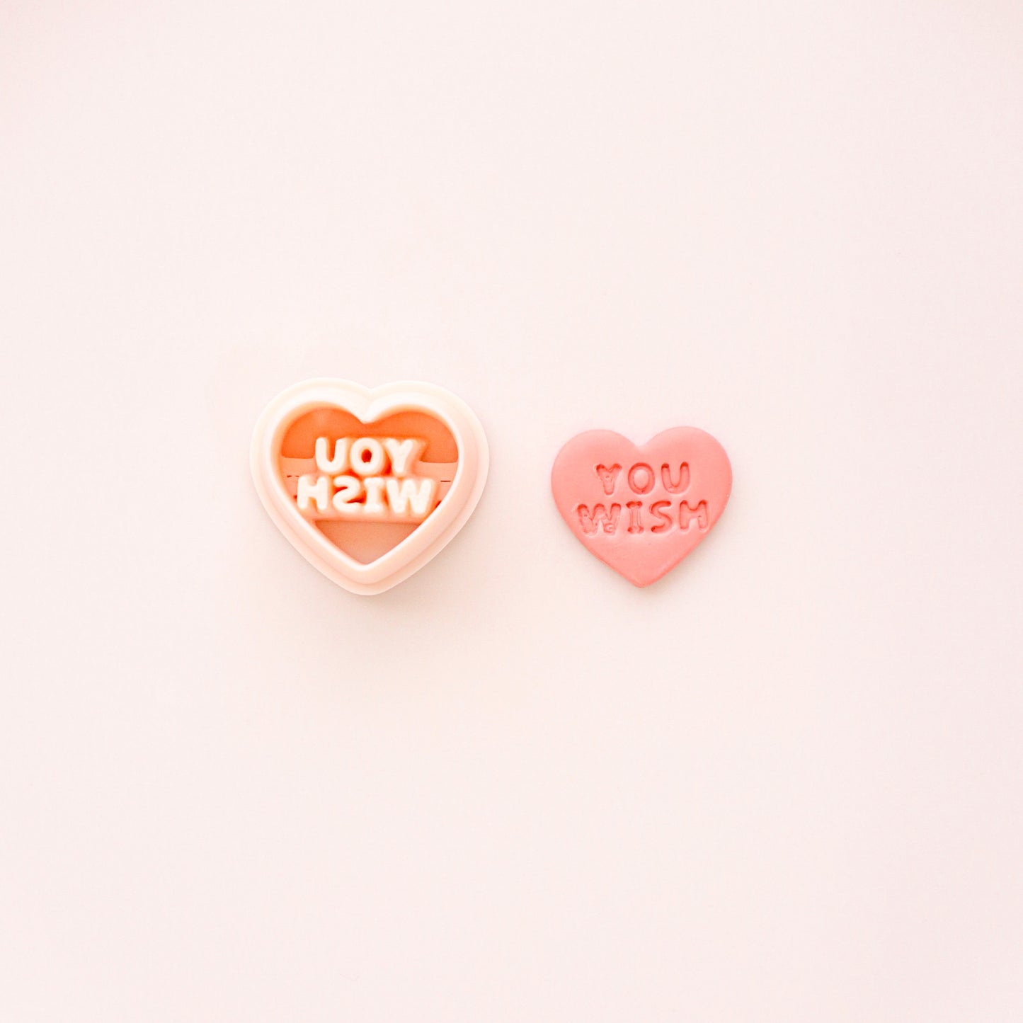 Anti Valentine's Day Clay Cutters, Candy Heart Cutter