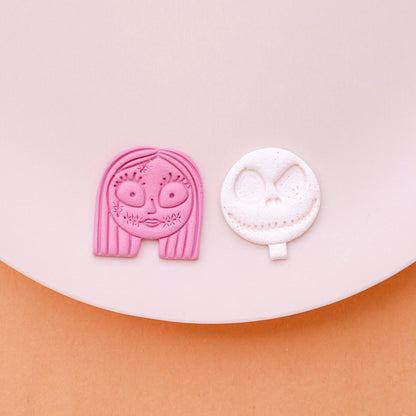 Sally and Jack Polymer Clay Cutters