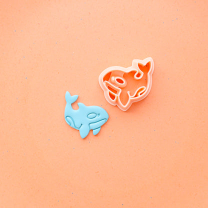 Sea Animal Clay Cutter Set: Whale, Turtle, Fish
