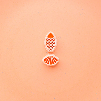 Sea Animal Clay Cutter Set: Whale, Turtle, Fish