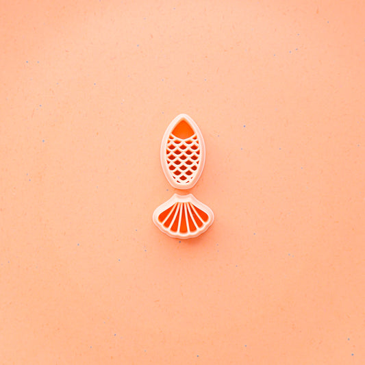 Sea Animal Clay Cutter Set: Whale, Turtle, Fish
