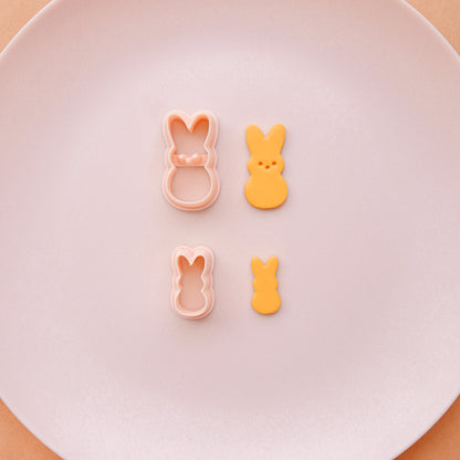 Peep Bunny Clay Cutter: Easter Polymer Clay Tool