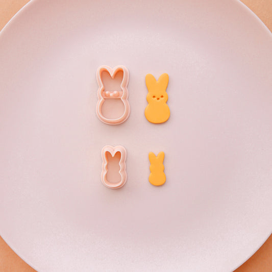 Peep Bunny Clay Cutter: Easter Polymer Clay Tool