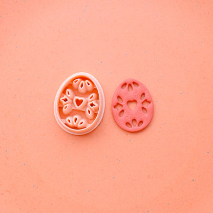 Easter Polymer Clay Cutters: Bunny & Egg Designs