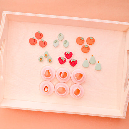 Fruit Micro Polymer Clay Cutters
