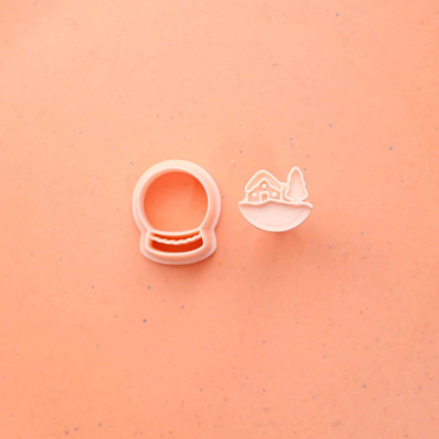 Snow Globe Polymer Clay Cutter