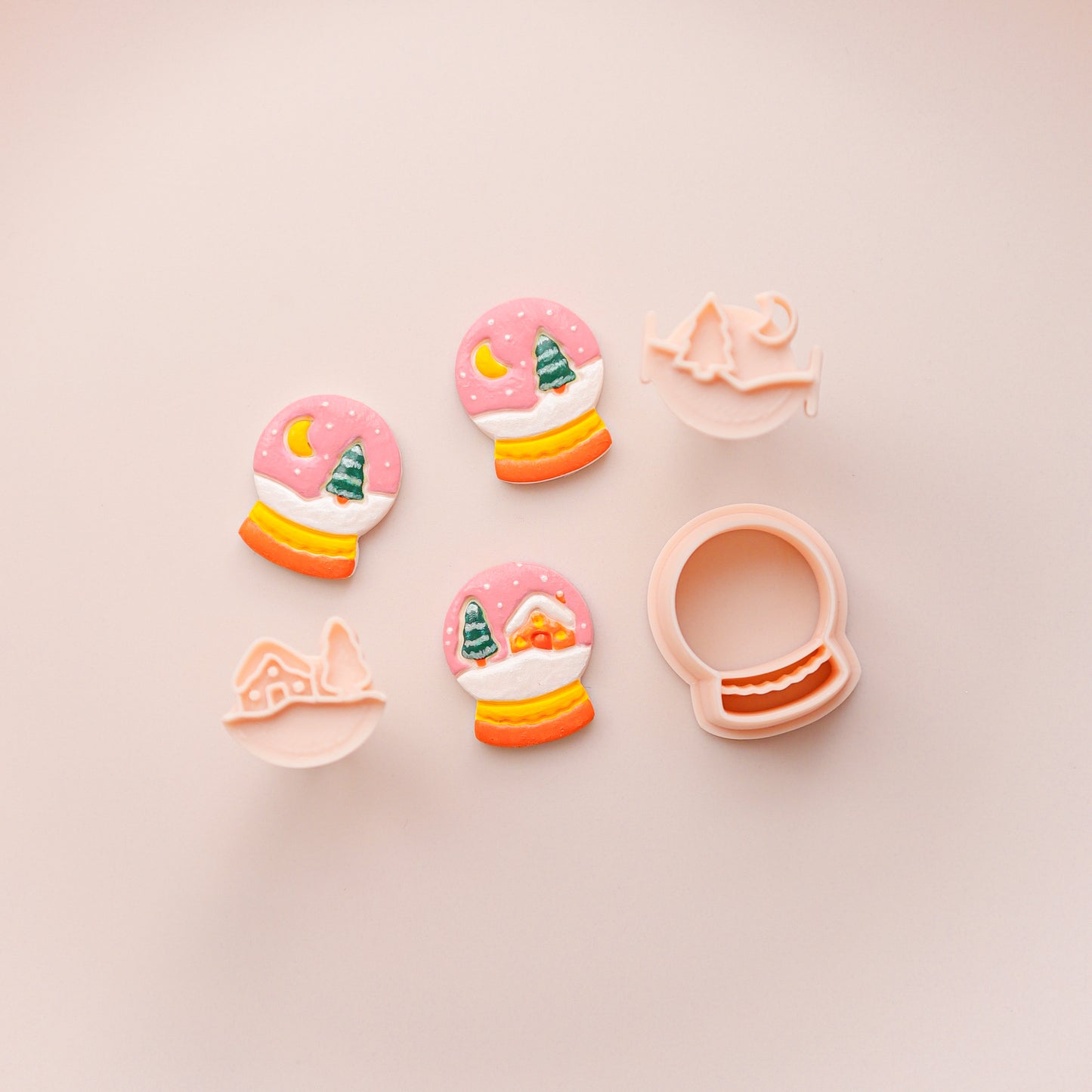 Snow Globe Polymer Clay Cutter