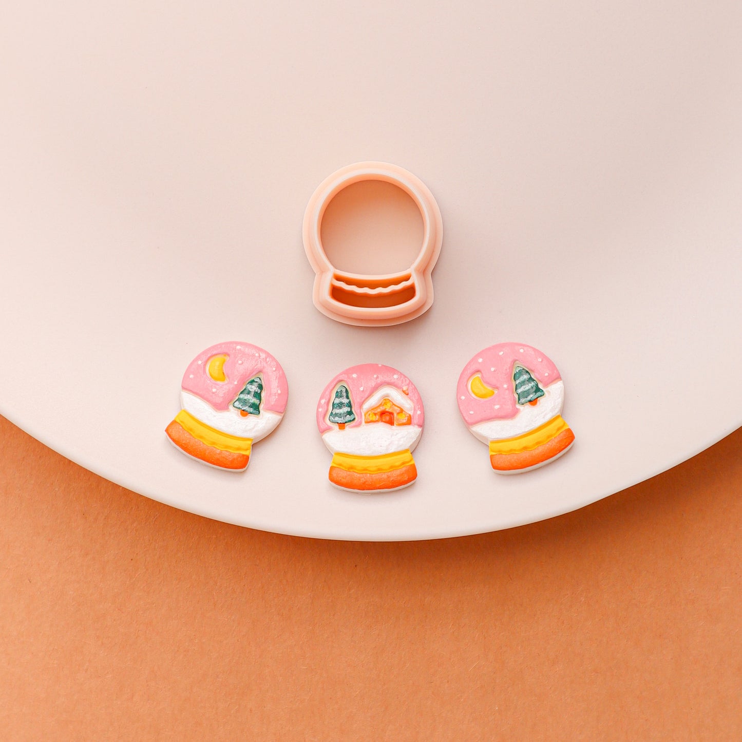 Snow Globe Polymer Clay Cutter