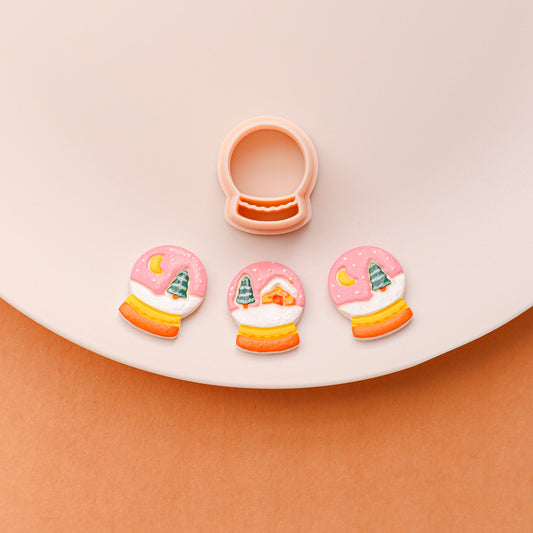 Snow Globe Polymer Clay Cutter