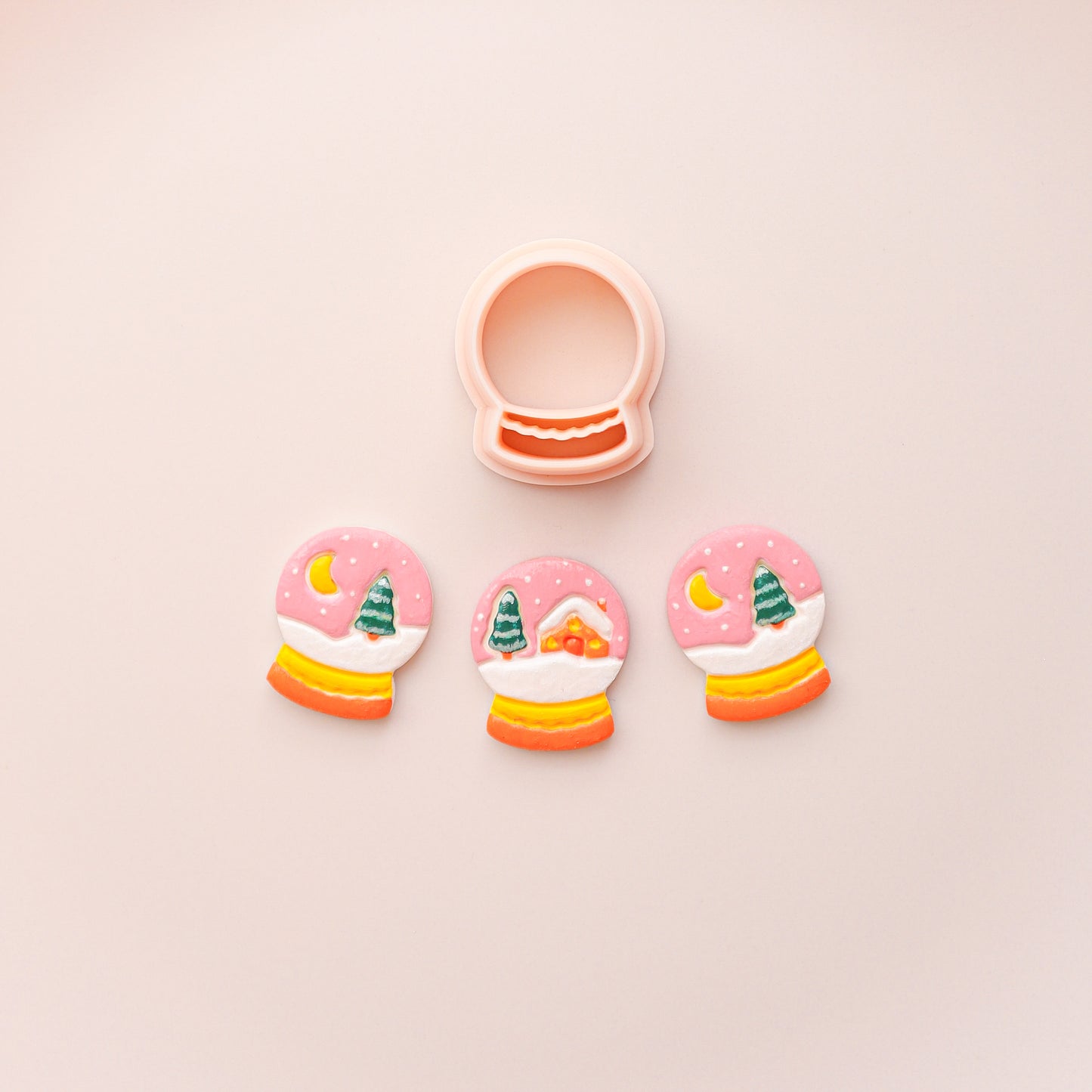 Snow Globe Polymer Clay Cutter