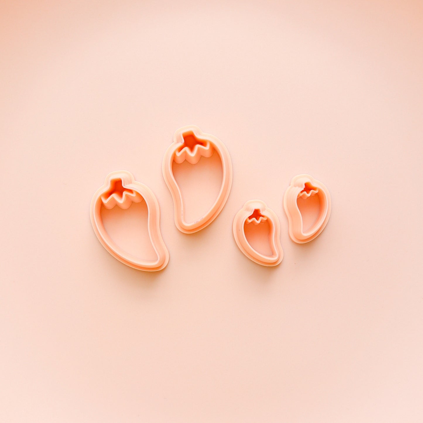 Jalapeño and Chile Pepper Clay Cutters