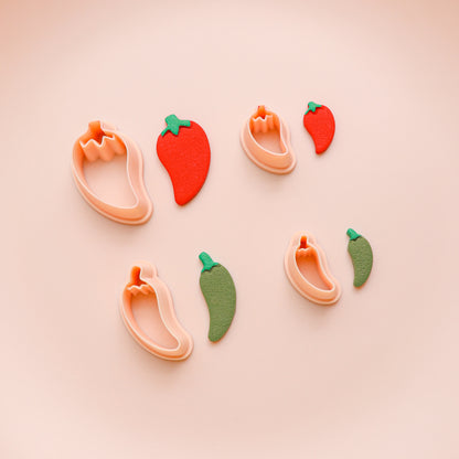 Jalapeño and Chile Pepper Clay Cutters