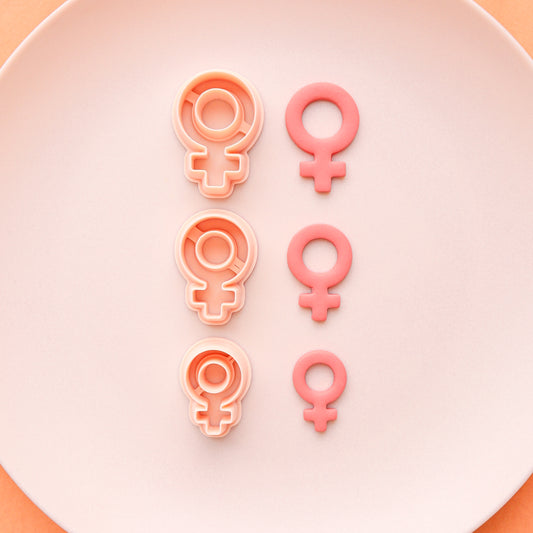 Venus Symbol Polymer Clay Cutter: 25-35mm Sizes
