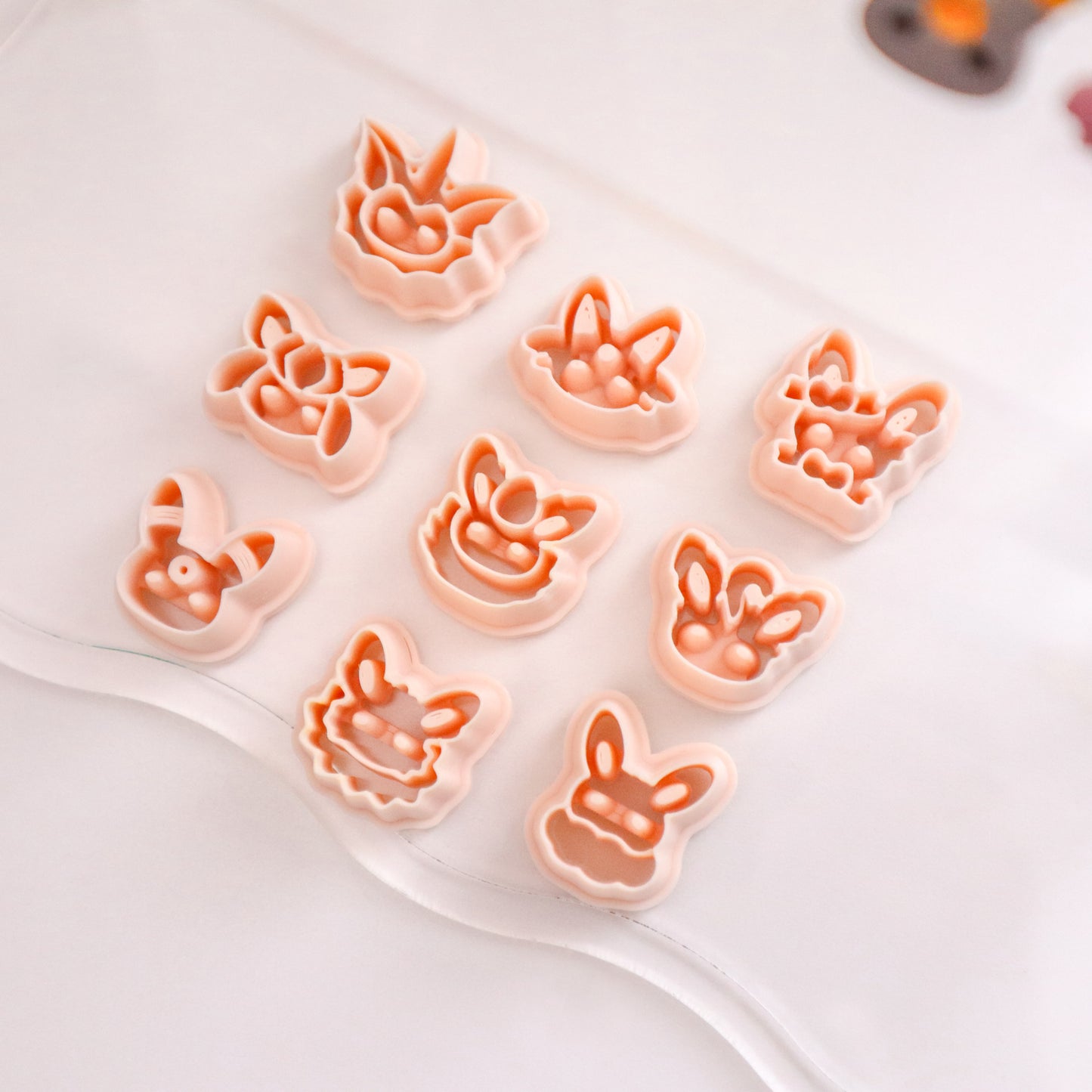 Eeveelutions Polymer Clay Cutters