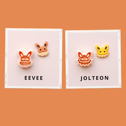 Eeveelutions Polymer Clay Cutters