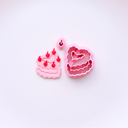 Valentine's polymer clay cutters in collaboration Eviltwin Clay Co