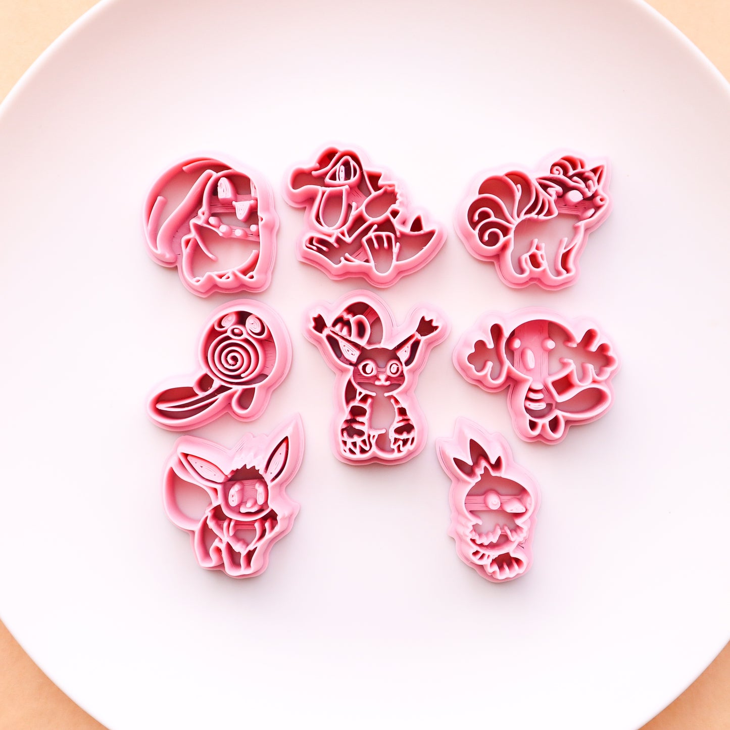 Pokemon polymer clay cutter