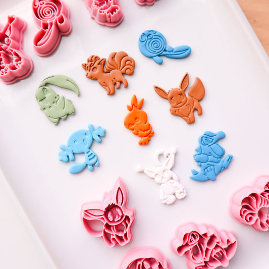 Pokemon polymer clay cutter