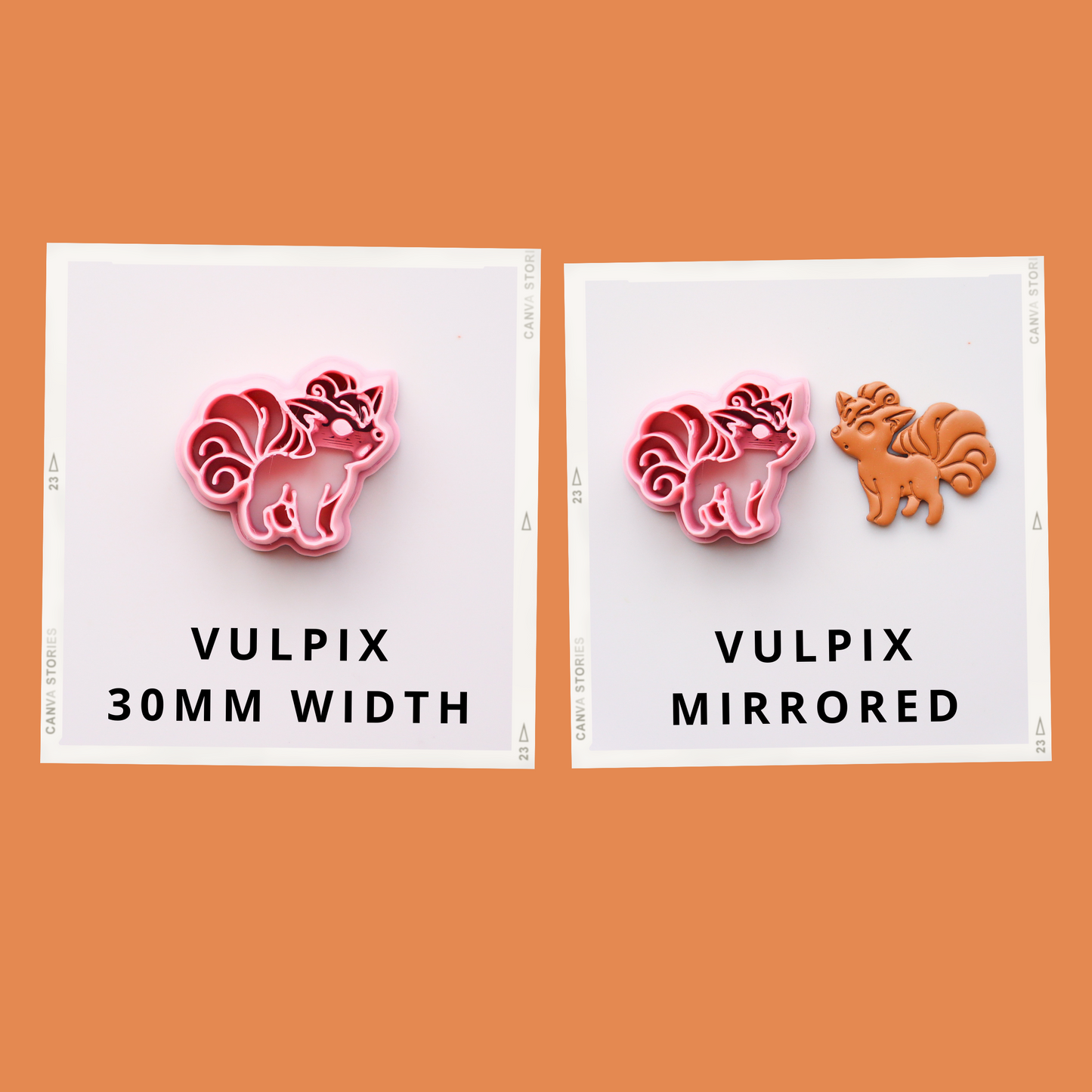 Pokemon polymer clay cutter