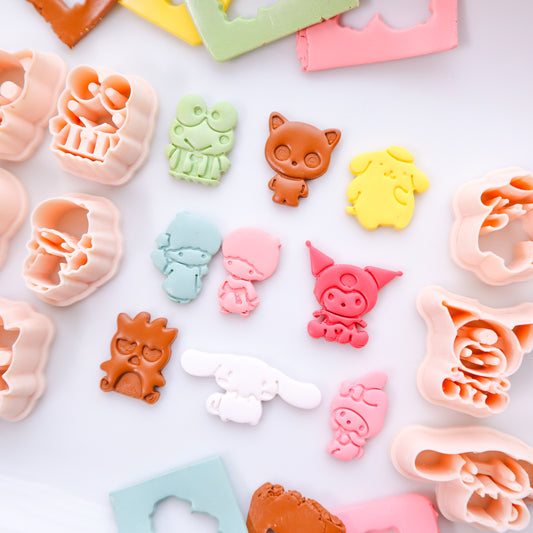 Japanese Characters Polymer Clay Cutters
