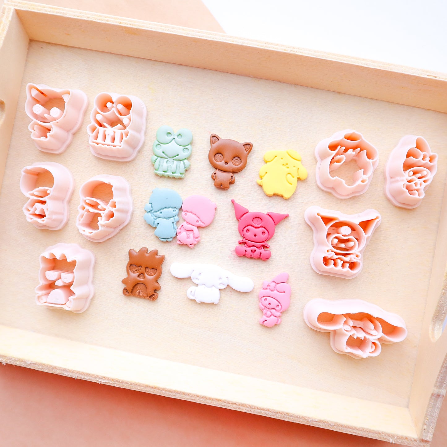 Japanese Characters Polymer Clay Cutters