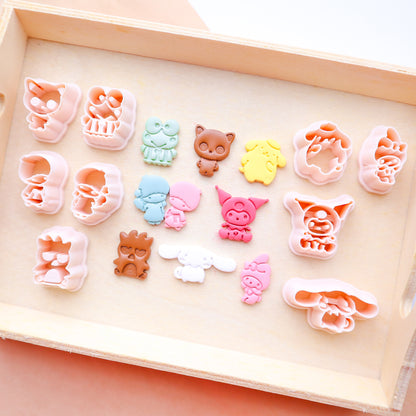 Japanese Characters Polymer Clay Cutters