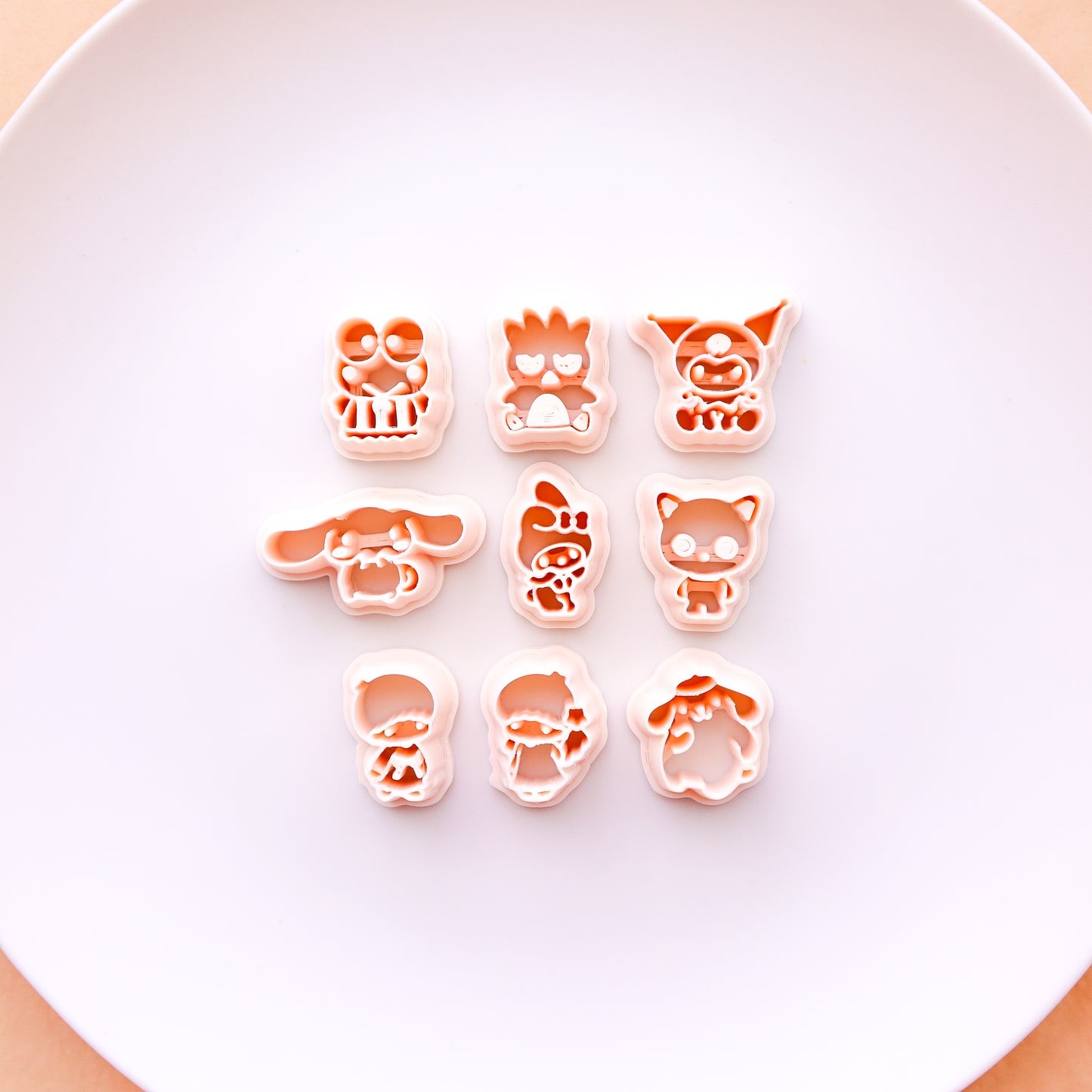 Japanese Characters Polymer Clay Cutters