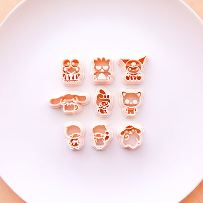 Japanese Characters Polymer Clay Cutters