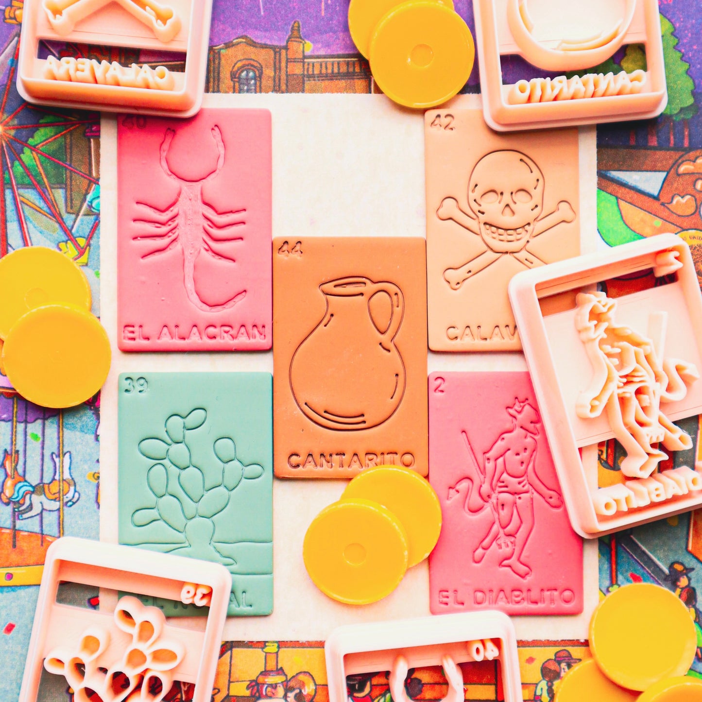 Mexican Lottery Clay Cutter